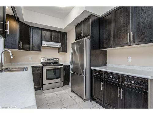 H3-70 Willowrun Drive, Kitchener, ON - Indoor Photo Showing Kitchen With Stainless Steel Kitchen With Double Sink
