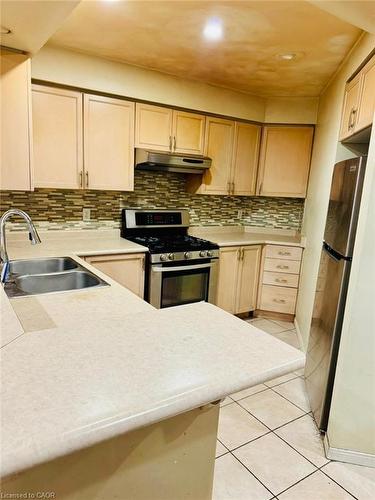 225 Cotton Grass Street, Kitchener, ON - Indoor Photo Showing Kitchen With Double Sink
