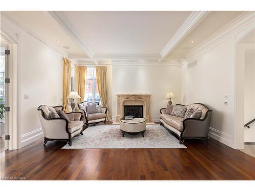 1081 Argyle Drive, Oakville, ON - Indoor Photo Showing Living Room With Fireplace