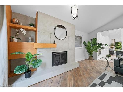568 Dynes Road, Burlington, ON - Indoor With Fireplace
