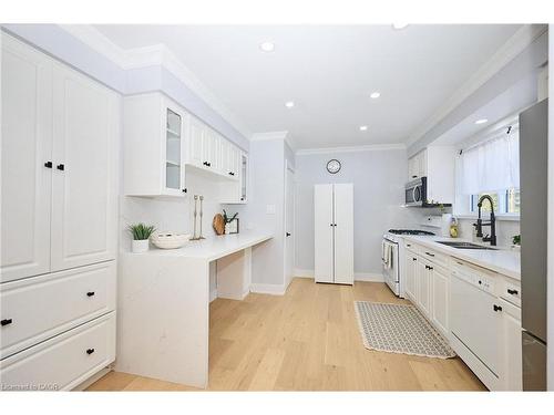 2214 Prospect Street, Burlington, ON - Indoor Photo Showing Kitchen With Double Sink
