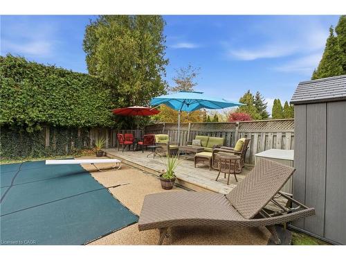 668 Tomahawk Crescent, Ancaster, ON - Outdoor With In Ground Pool