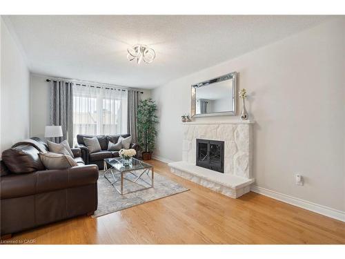 1902 Beechknoll Avenue, Mississauga, ON - Indoor Photo Showing Living Room With Fireplace