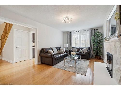 1902 Beechknoll Avenue, Mississauga, ON - Indoor Photo Showing Living Room With Fireplace