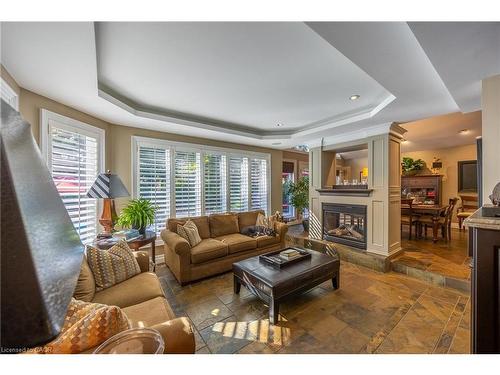 1338 Prince Albert Court, Mississauga, ON - Indoor Photo Showing Living Room With Fireplace