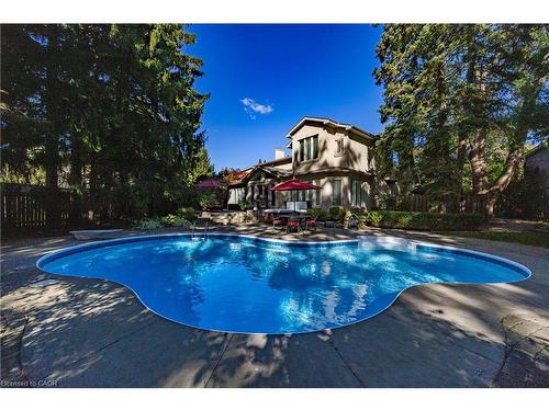 1338 Prince Albert Court, Mississauga, ON - Outdoor With In Ground Pool With Backyard