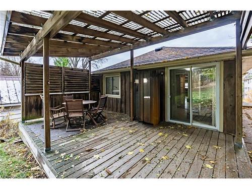 6 Begue Street, Dundas, ON - Outdoor With Deck Patio Veranda With Exterior