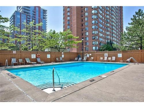 1609-1270 Maple Crossing Boulevard, Burlington, ON - Outdoor With In Ground Pool