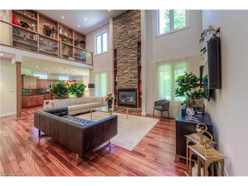 75 Wagon Street, Kitchener, ON - Indoor With Fireplace