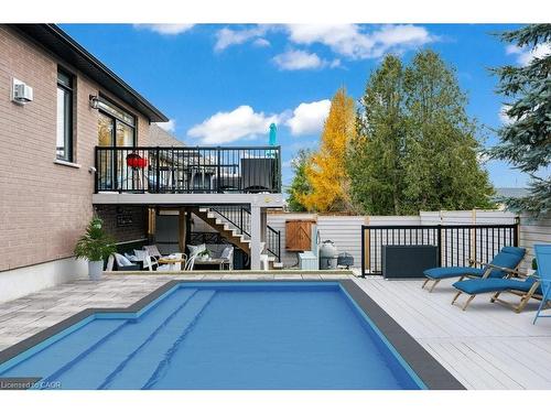 57 Cutting Drive, Elora, ON - Outdoor With In Ground Pool With Deck Patio Veranda
