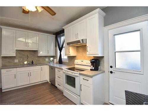 56 Kinrade Avenue, Hamilton, ON - Indoor Photo Showing Kitchen With Double Sink