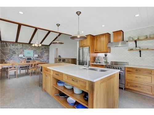 17 The Kirksway, Kitchener, ON - Indoor Photo Showing Kitchen With Double Sink