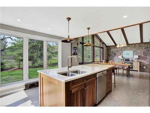 17 The Kirksway, Kitchener, ON - Indoor Photo Showing Kitchen With Double Sink