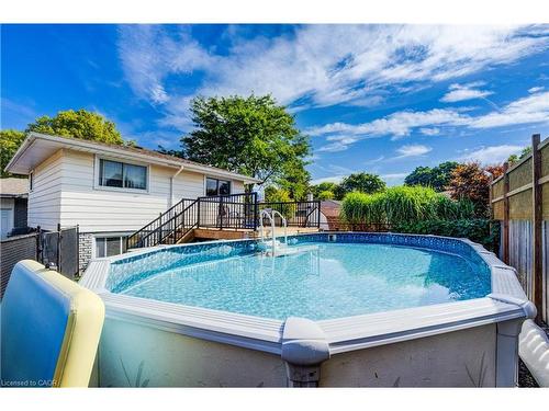 4 Jill Court, St. Catharines, ON - Outdoor With Above Ground Pool