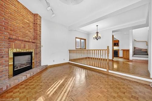 80 Tyrone Drive, Hamilton, ON - Indoor With Fireplace