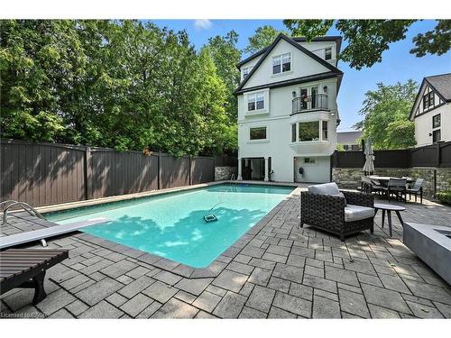 112 Chedoke Avenue, Hamilton, ON - Outdoor With In Ground Pool With Deck Patio Veranda