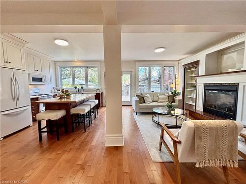 34 Menno Street, Waterloo, ON - Indoor With Fireplace