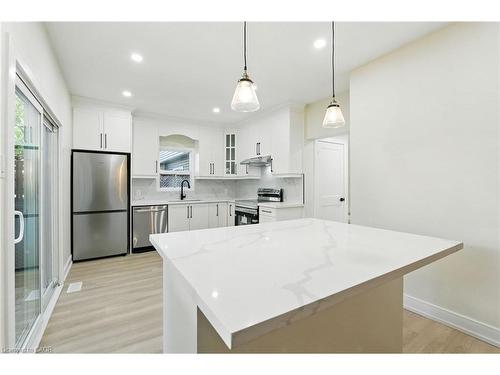 9 Alice Street, Hamilton, ON - Indoor Photo Showing Kitchen With Upgraded Kitchen