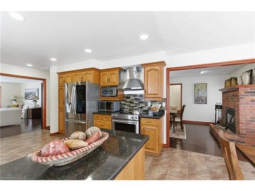 3810 River Road, Caledonia, ON - Indoor Photo Showing Other Room With Fireplace