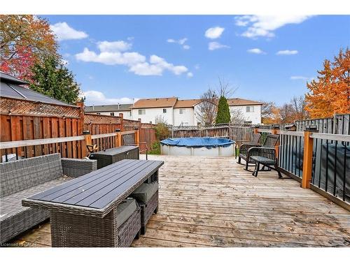 4 Pleasant Grove Terrace, Grimsby, ON - Outdoor With Above Ground Pool With Deck Patio Veranda With Exterior