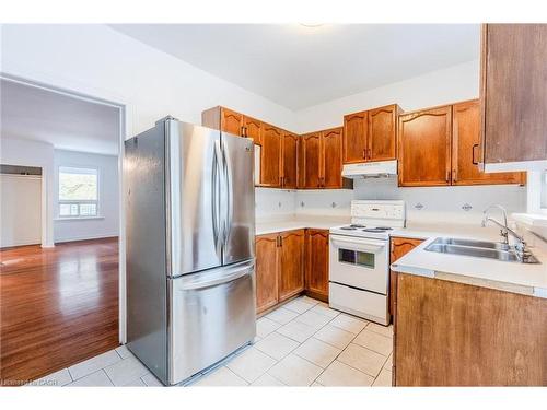 49 Myrtle Avenue, Hamilton, ON - Indoor Photo Showing Kitchen With Double Sink