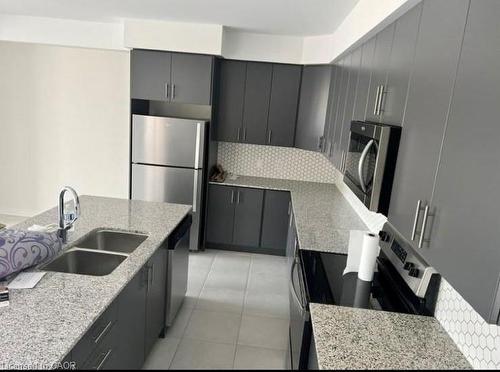 151 Broadacre Drive, Kitchener, ON - Indoor Photo Showing Kitchen With Stainless Steel Kitchen With Double Sink
