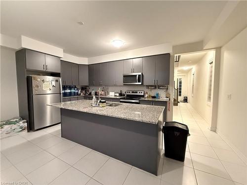 151 Broadacre Drive, Kitchener, ON - Indoor Photo Showing Kitchen With Stainless Steel Kitchen With Upgraded Kitchen