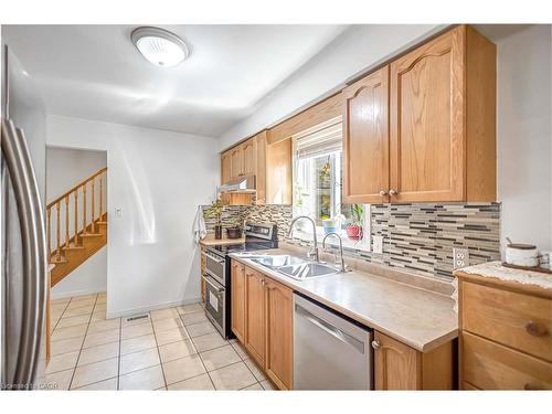 16 Jessica Street, Hamilton, ON - Indoor Photo Showing Kitchen With Double Sink