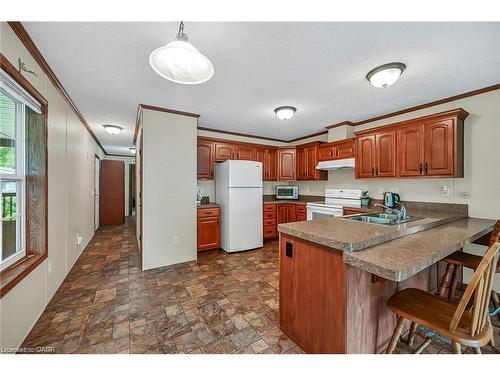 29 Courish Lane, Cayuga, ON - Indoor Photo Showing Kitchen With Double Sink