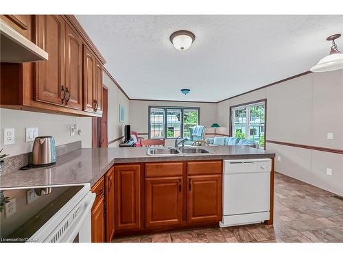 29 Courish Lane, Cayuga, ON - Indoor Photo Showing Kitchen With Double Sink