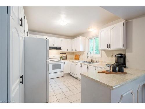 16 Flamingo Drive, Hamilton, ON - Indoor Photo Showing Kitchen With Double Sink