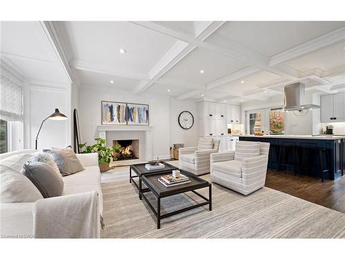 735 George Street, Burlington, ON - Indoor Photo Showing Living Room With Fireplace