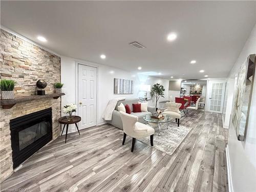 2105 Maplewood Drive, Burlington, ON - Indoor With Fireplace