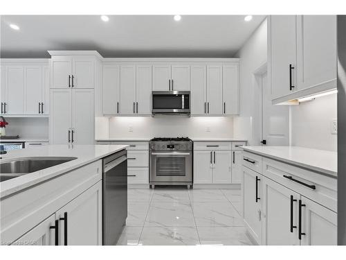 209 Jeffrey Place, Kitchener, ON - Indoor Photo Showing Kitchen With Upgraded Kitchen