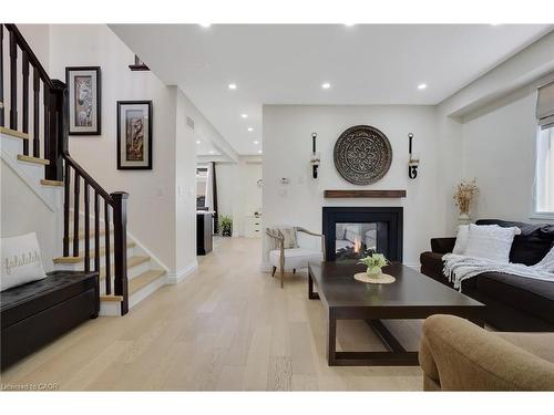 46 Stillwater Street, Kitchener, ON - Indoor With Fireplace