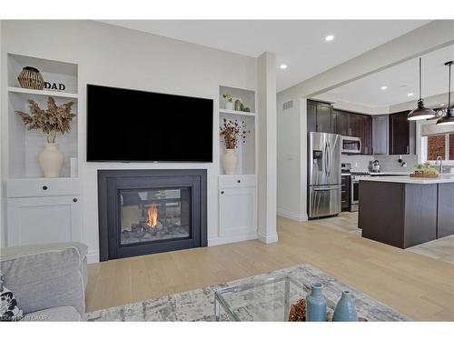 46 Stillwater Street, Kitchener, ON - Indoor With Fireplace