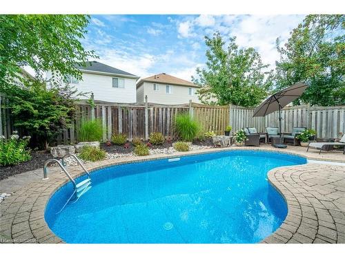 205 Braithwaite Avenue, Ancaster, ON - Outdoor With In Ground Pool With Backyard
