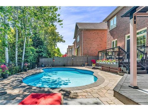 273 Duskywing Way, Oakville, ON - Outdoor With In Ground Pool