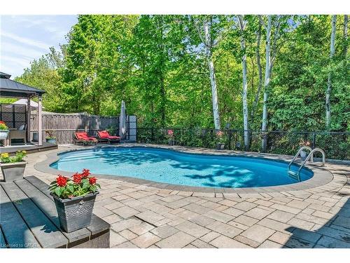 273 Duskywing Way, Oakville, ON - Outdoor With In Ground Pool With Backyard