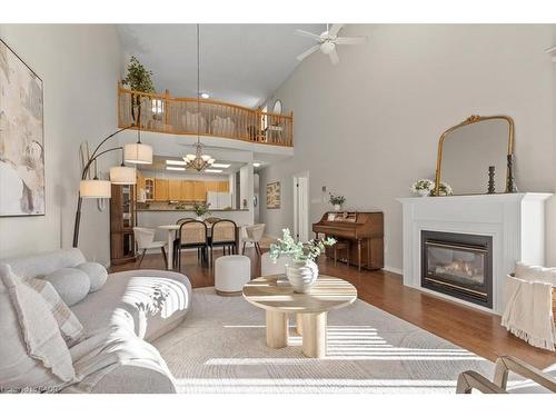 78 Freemont Street, Waterloo, ON - Indoor Photo Showing Living Room With Fireplace