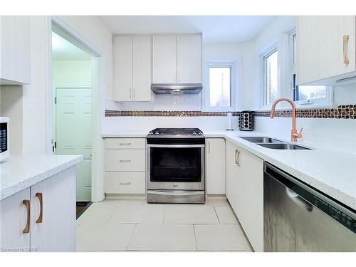29 Second Street N, Stoney Creek, ON - Indoor Photo Showing Kitchen With Double Sink