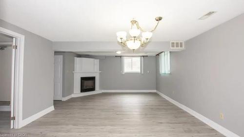 Lower-107 Horning Drive, Hamilton, ON - Indoor With Fireplace