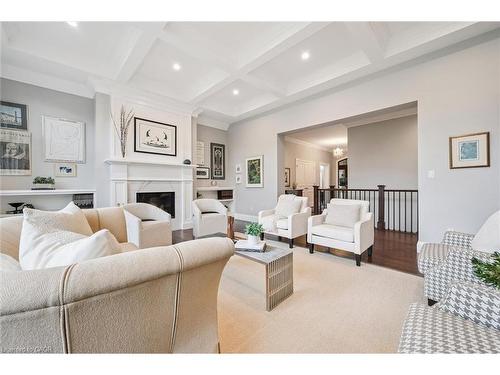 28 Serena Lane, Guelph, ON - Indoor Photo Showing Living Room With Fireplace