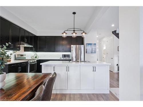 98 Kay Crescent, Fergus, ON - Indoor Photo Showing Kitchen With Stainless Steel Kitchen With Upgraded Kitchen