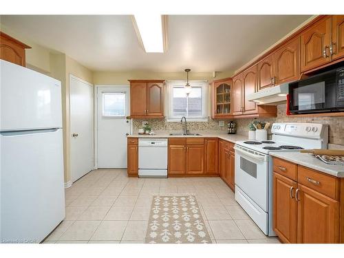 177 Lavina Crescent, Hamilton, ON - Indoor Photo Showing Kitchen With Double Sink