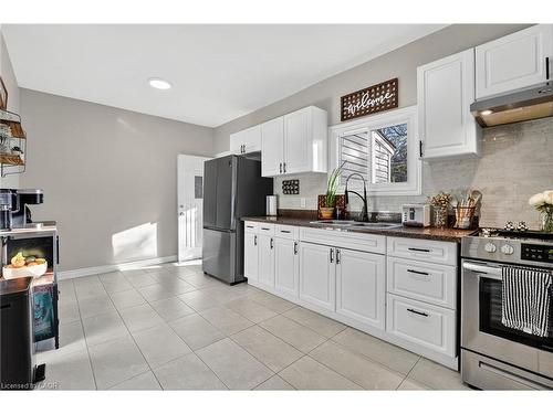 56 Francis Street, Hamilton, ON - Indoor Photo Showing Kitchen With Double Sink With Upgraded Kitchen