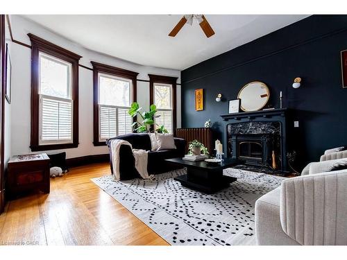 34 Holton Avenue S, Hamilton, ON - Indoor With Fireplace