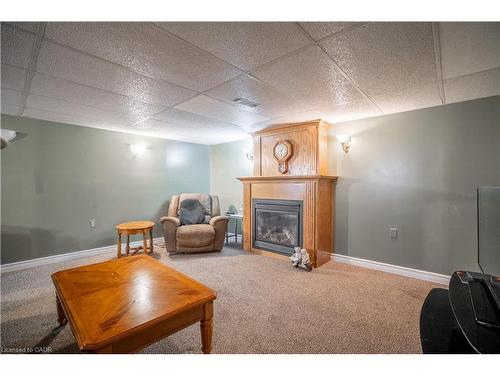 50 Scottacres Boulevard, Caledonia, ON - Indoor Photo Showing Living Room With Fireplace