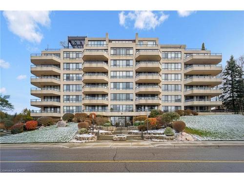 406-2 Lancaster Street E, Kitchener, ON - Outdoor With Balcony With Facade