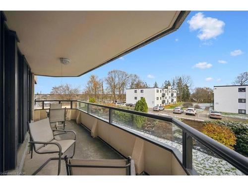406-2 Lancaster Street E, Kitchener, ON - Outdoor With Balcony With Exterior